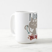 Mug Je vis dans le miaou (Devant gauche)