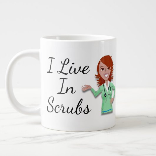 Mug Je vis en blouse (Gauche)
