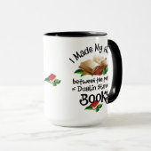 Mug Je vis entre les pages de Dustin Stevens Livres (Devant droit)