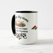 Mug Je vis entre les pages de Dustin Stevens Livres (Devant gauche)