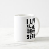 Mug Je Vis Servir (Devant droit)