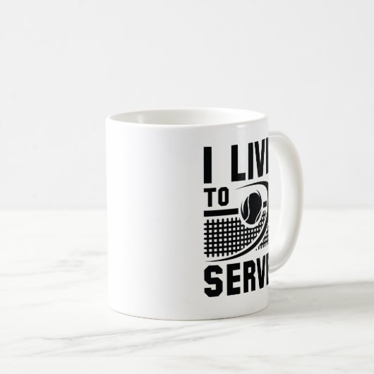 Mug Je Vis Servir (Devant droit)