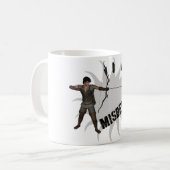 Mug Je vise à mal me comporter ! (Devant gauche)