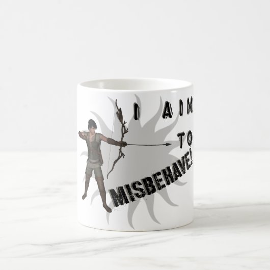 Mug Je vise à mal me comporter ! (Centre)