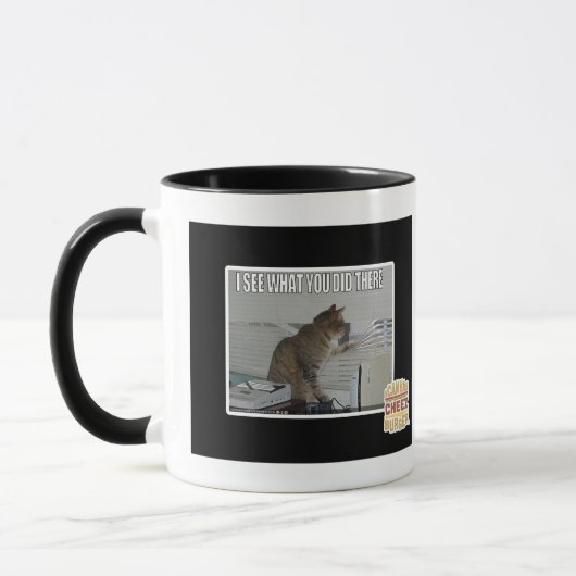 Mug Je vois ce que vous avez fait là (Gauche)