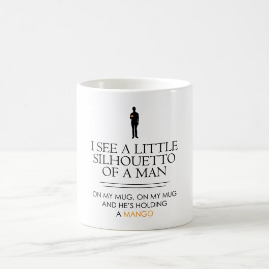 Mug Je vois un petit Silhouetto…. (Centre)