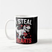 Mug Je vole des coeurs 67 Mème Saint-Valentin Dinosaur (Gauche)