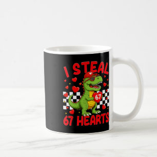 Mug Je vole des cœurs 67 Saint-Valentin 67 Dinosaure T