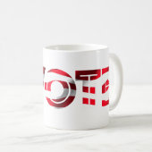 Mug Je vote (Devant droit)