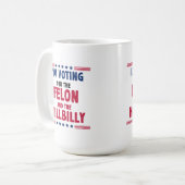 Mug Je vote pour le Felon et HillBilly (Devant gauche)