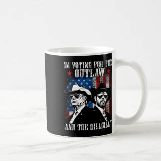 Mug Je vote pour le hors-la-loi et le Trump hillbilly