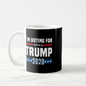 Mug Je vote pour l'élection de Trump (Gauche)