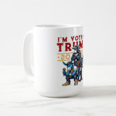 Mug JE VOTE pour TRUMP 2024 (Devant gauche)