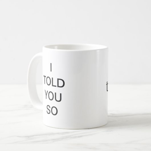 Mug Je vous ai dits ainsi (Devant gauche)