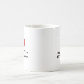 Mug Je ❤️ vous aider avec les médicaments d'assurance (Centre)