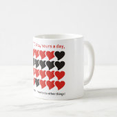 Mug JE VOUS AIME 24 heures sur 24 (Devant droit)