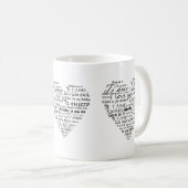 Mug Je vous aime dans d'autres langues 5 (Devant droit)