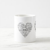 Mug Je vous aime dans d'autres langues 5 (Centre)