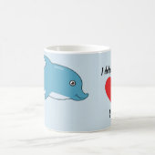 Mug Je vous aime dolphinately ! (Centre)