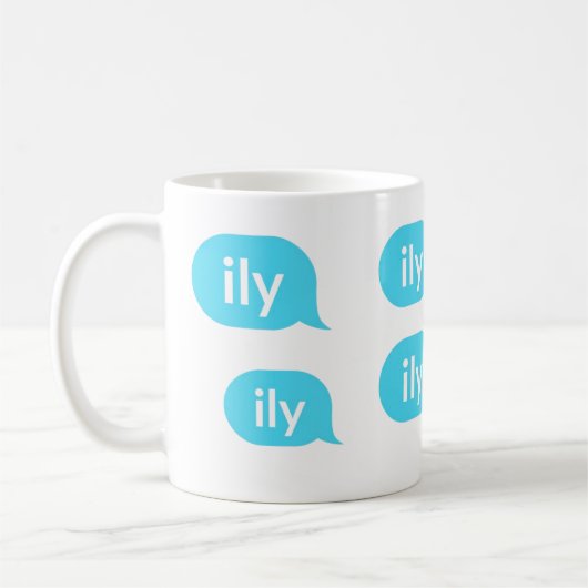 MUG JE VOUS AIME TÉLÉPHONIQUE (Gauche)