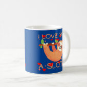 Mug JE VOUS AIME UNE JOURNÉE DE Saint-Valentin drôle (Devant droit)
