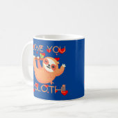 Mug JE VOUS AIME UNE JOURNÉE DE Saint-Valentin drôle (Devant gauche)