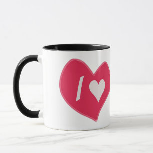 Mug « Je ❤️ Vous Cœur – Conception de Cadeau Romantiqu