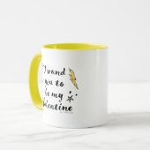 Mug Je Vous Demande D'Être Ma Valentine (Devant gauche)
