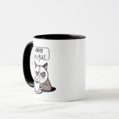 Mug Je Vous Déteste Tous - Citations Et Discours Drôle (Devant gauche)