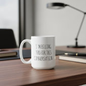 Mug Je vous facture cette conversation Blagues d'avoca