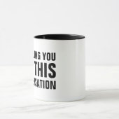Mug Je vous facture cette conversation Cadeaux d'avoca (Centre)