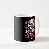 Mug Je vous mâche - Chien Pun Saint Valentin (Devant droit)