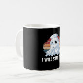 Mug Je vous poignarderai un t-shirt, infirmière fantôm (Devant gauche)