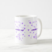 Mug Je Vous Purple (Devant droit)