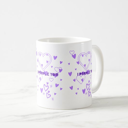 Mug Je Vous Purple (Devant droit)