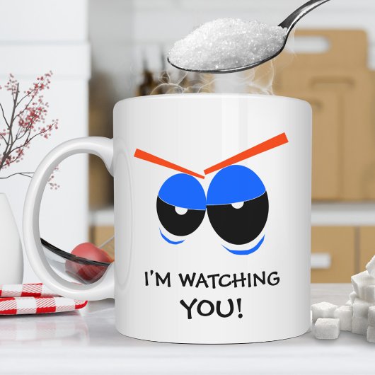 Mug Je vous regarde avec des yeux de lynx