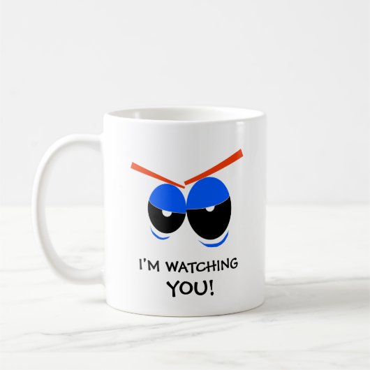 Mug Je vous regarde avec les yeux bleus (Gauche)