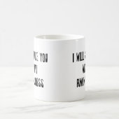 Mug Je vous séduirai avec ma noblesse (Centre)