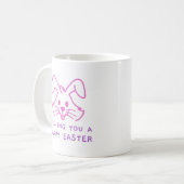Mug Je vous souhaite un joyeux lapin de Pâques (Devant gauche)