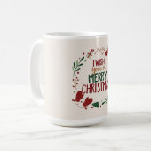 Mug Je Vous Souhaite Un Joyeux Noël (Devant gauche)