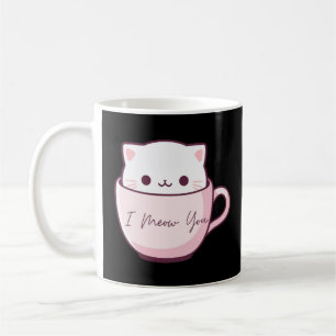 Mug Je vous vois mignon Chat en Teacup