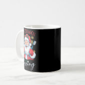 Mug Je Vous Vois Quand Votre Dentiste De Noël Flossant (Devant gauche)