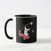 Mug Je vous wuv Chat (Gauche)