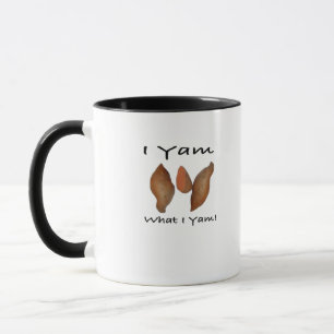 Mug Je Yam What I Yam, I Yam What I Yam, Comical, mign