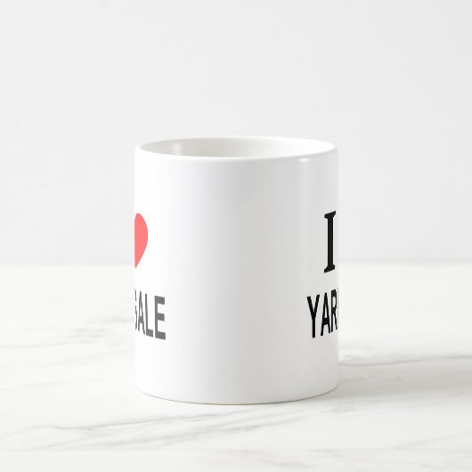 MUG JE ❤️ YARD VENTE J'AIME LA VENTE DE YARD J'AIME LA (Centre)