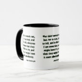 Mug Jean 10:10 KJV Bible Écriture Deux Tons (Devant gauche)