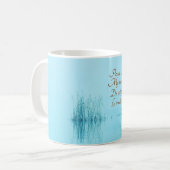 Mug Jean 14:27 Jésus dit : "Paix, je pars avec toi," (Devant gauche)