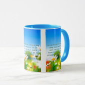 Mug Jean 14:2 KJV Bible Écriture Pic Deux Tons (Devant droit)