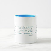 Mug Jean 14:2 KJV Écriture biblique Deux Tons (Centre)