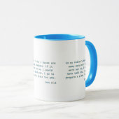 Mug Jean 14:2 KJV Écriture biblique Deux Tons (Devant droit)